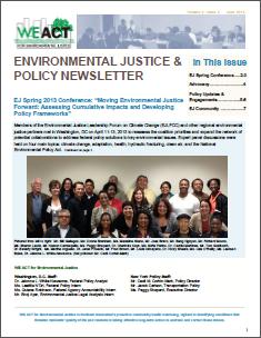 EJ and Policy Newsletter - Volume 2 Issue 2 (June 2013)